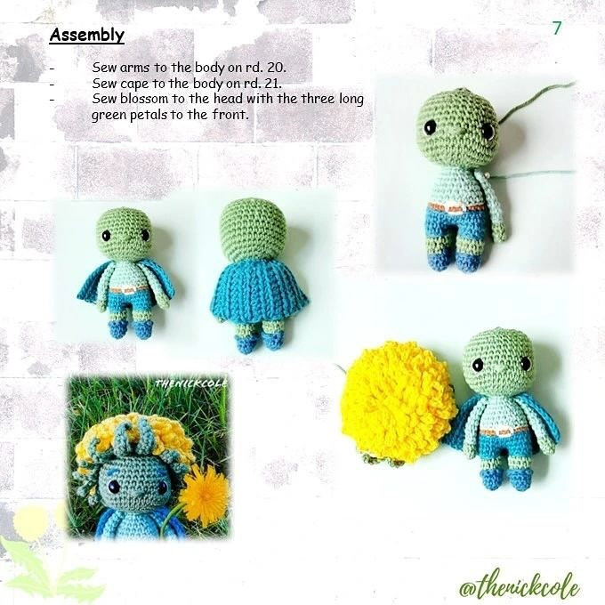 danny dandelion free pattern