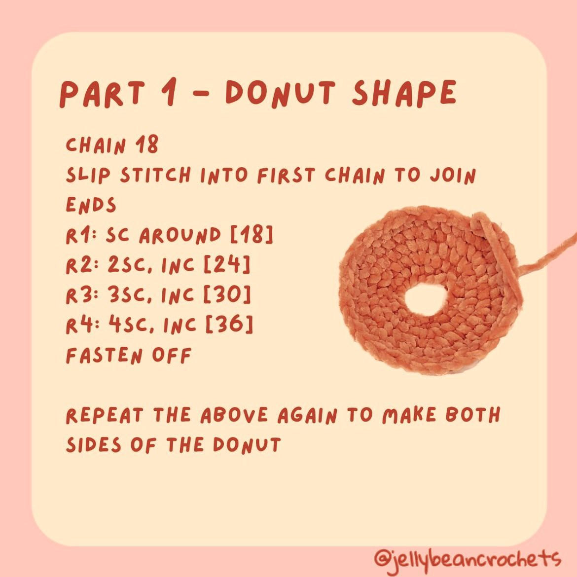 DONUT BEAR FREE PATTERN 🧸