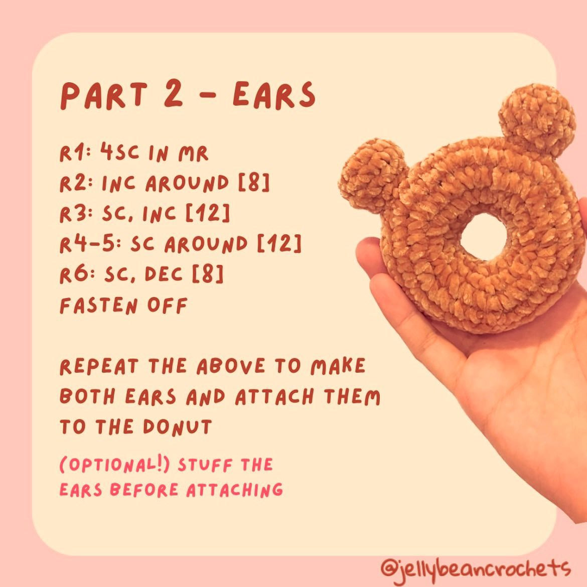 DONUT BEAR FREE PATTERN 🧸