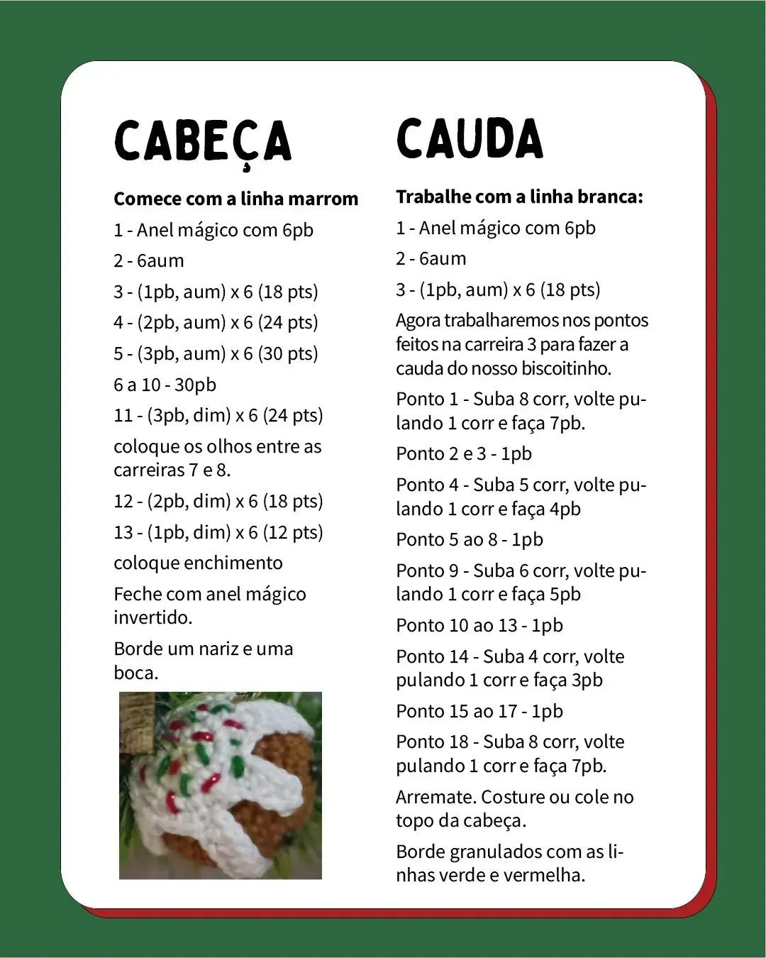 E vamos de mais uma receitinha gratuita do mês de dezembro? Dessa vez é um biscoito muito carismático e charmoso 🤎