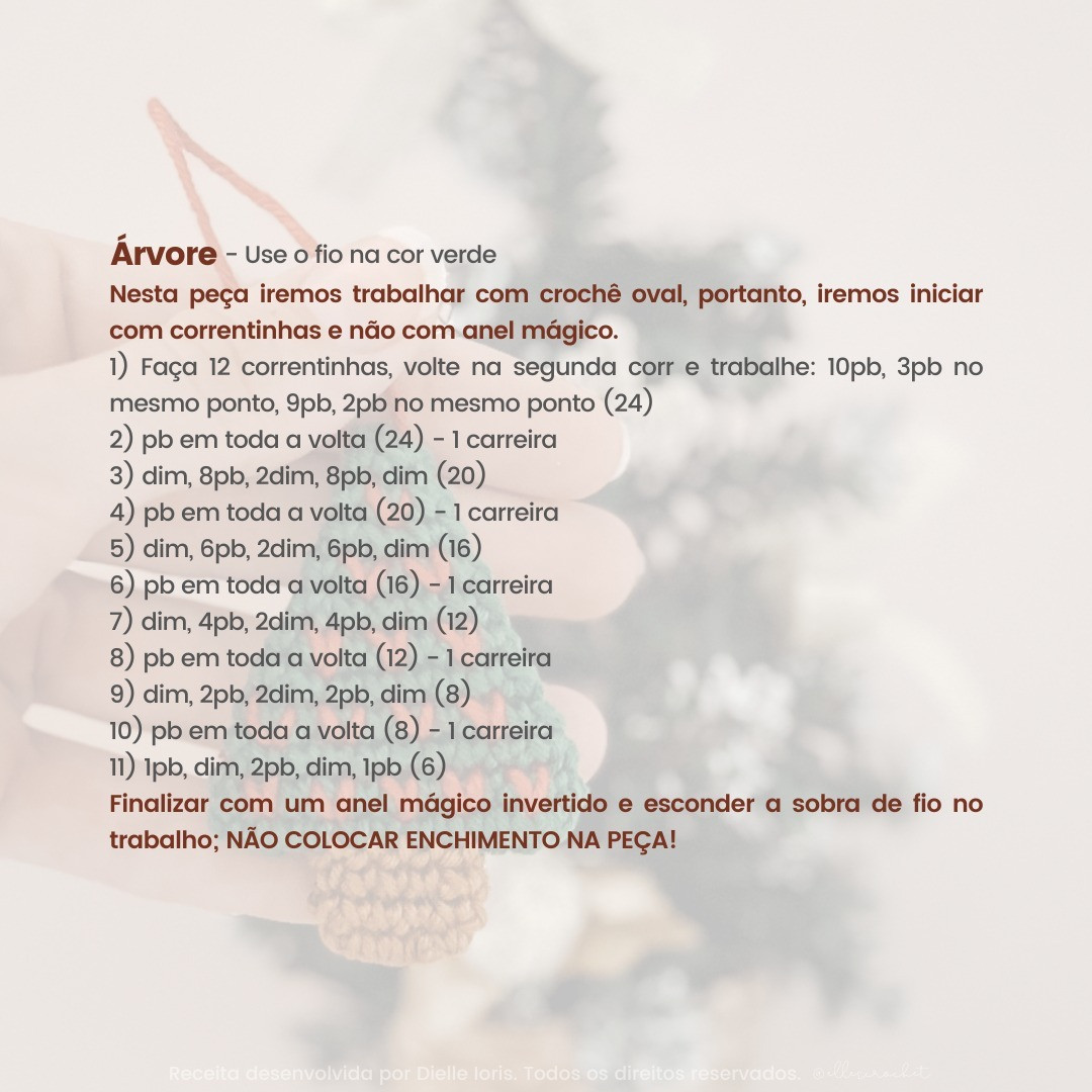 🎄 Enfeite para Árvore de Natal - Receita Gratuita! 🎄

Uma receita rápida e simples para decorar a sua árvore de natal e, também, uma opção de brinde especial para suas clientes!