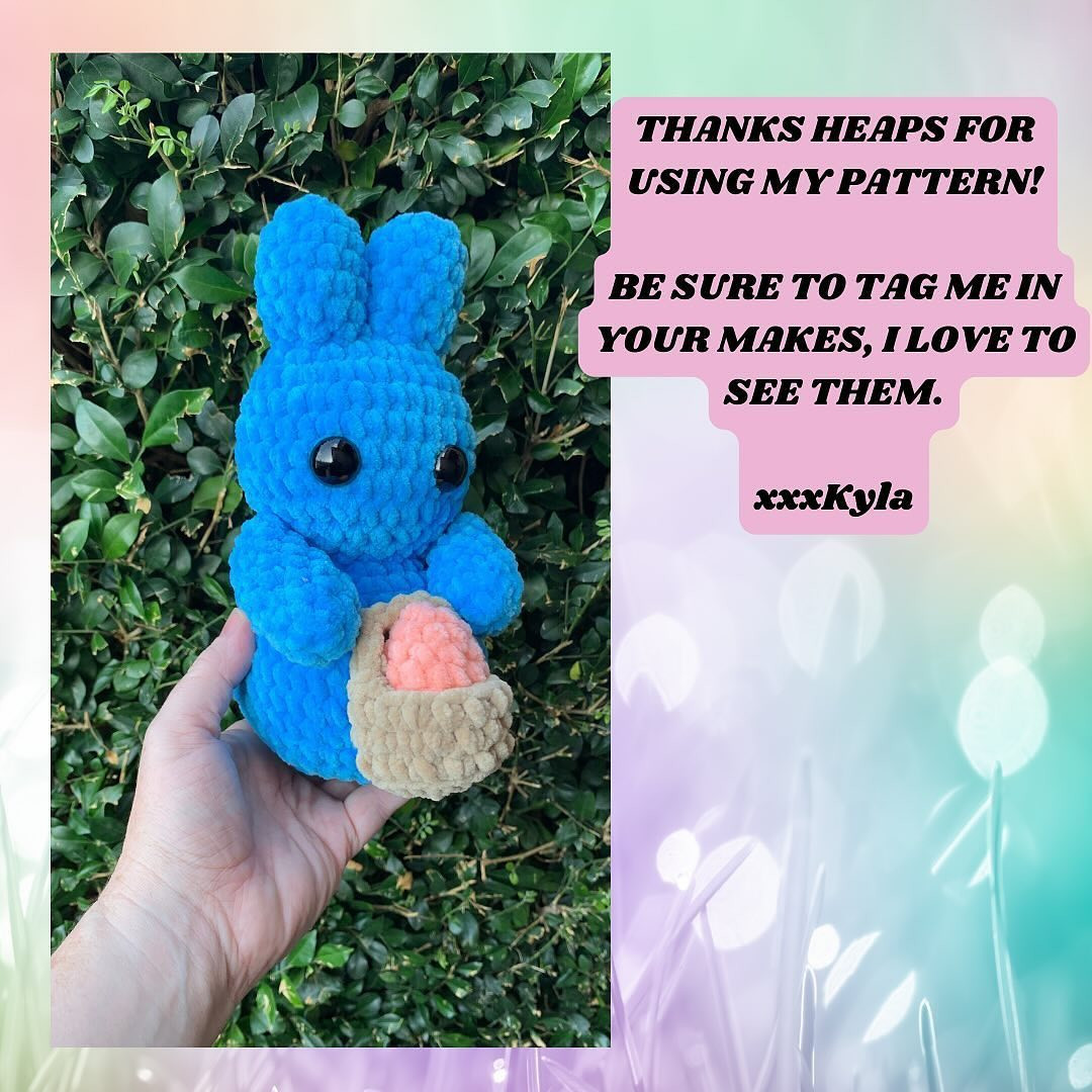 free chubby bunny pattern now with added egg basket