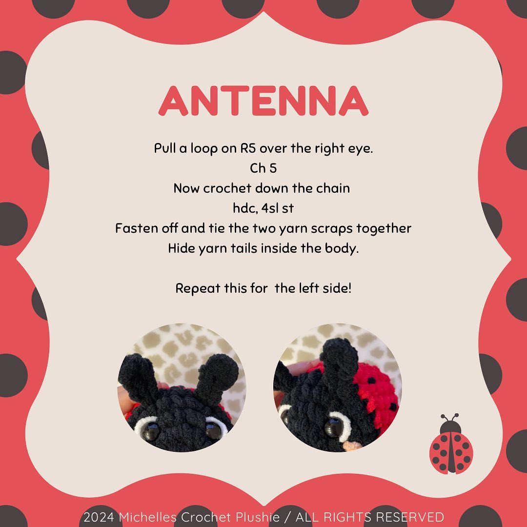 free crochet pattern cubby ladybug