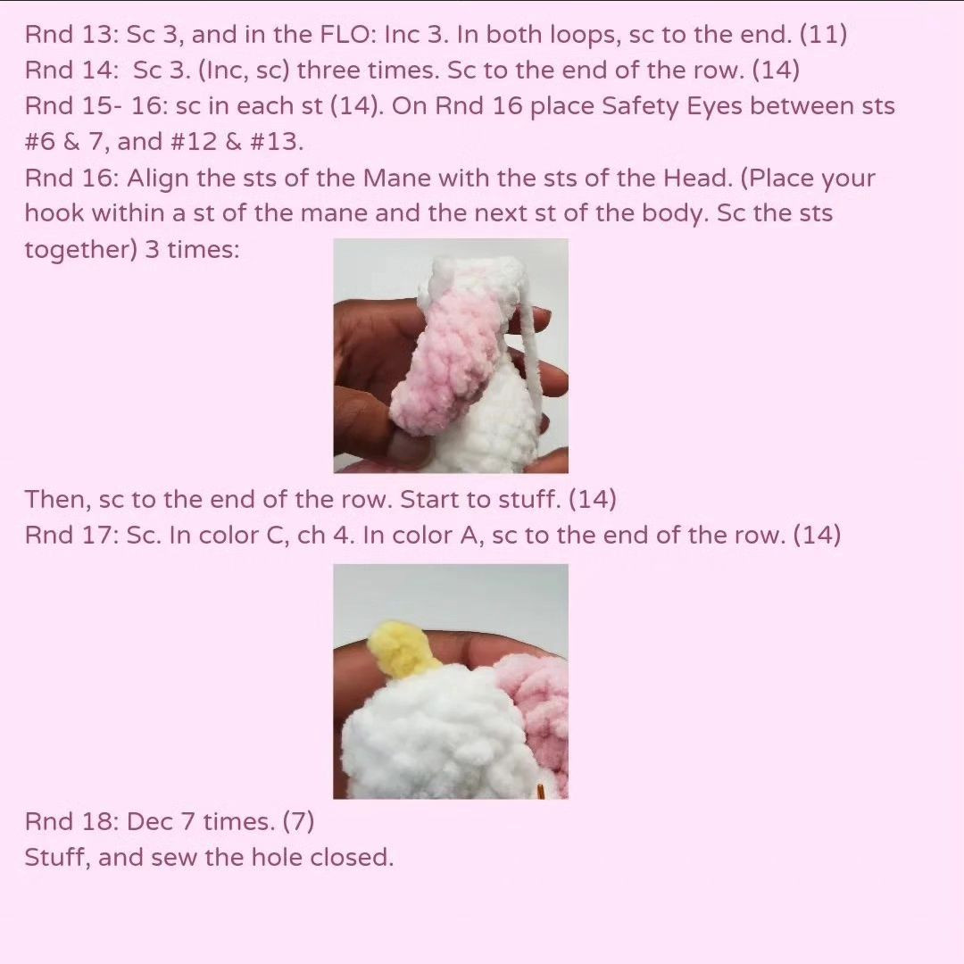 free crochet unicorn pattern