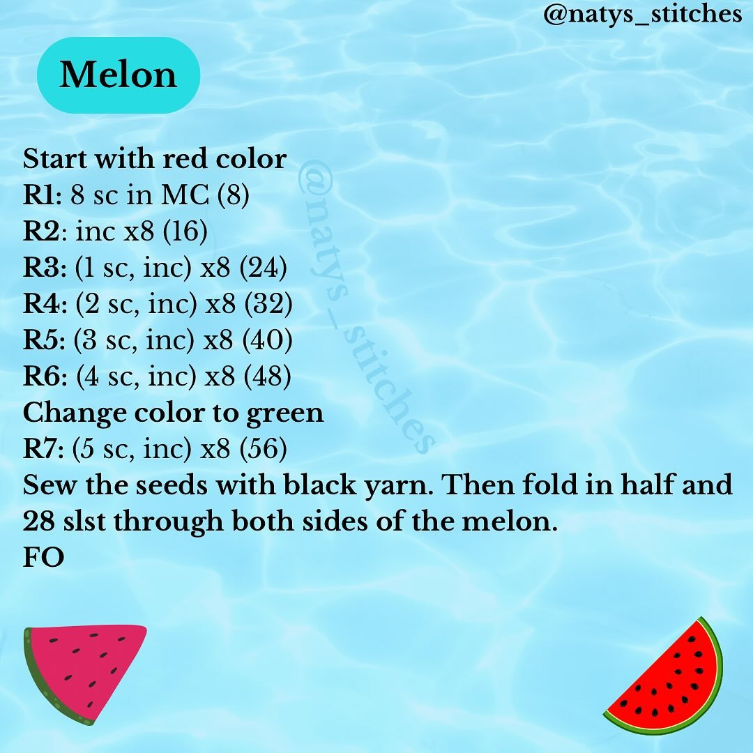 FREE MELON PATTERN