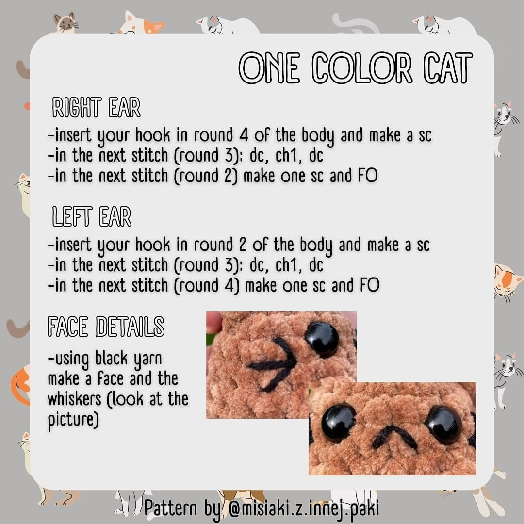 free no sew pattern 1 in 1 long cat