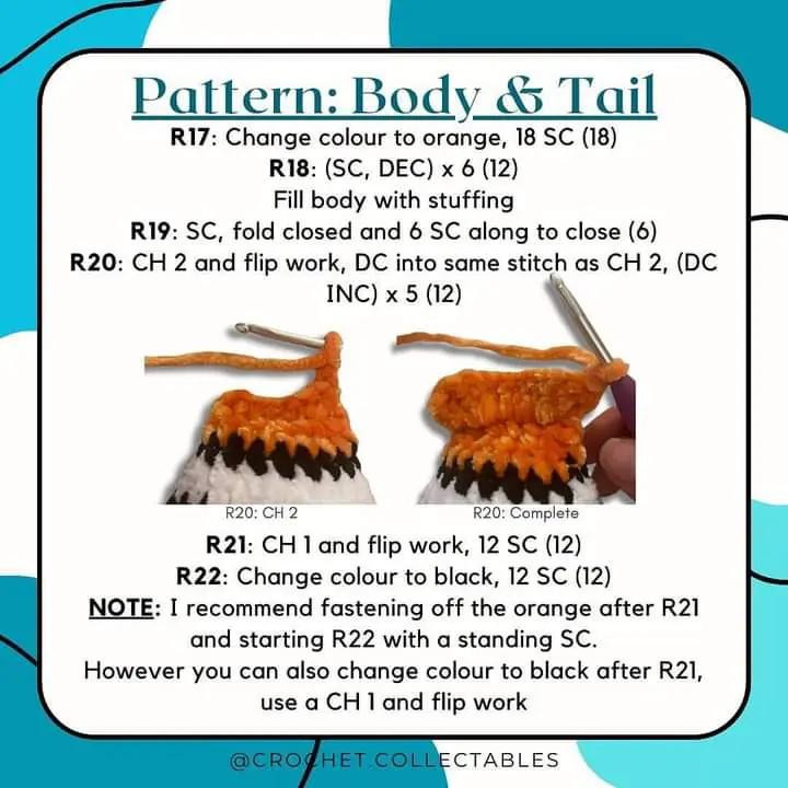 free no sew pattern clownfish