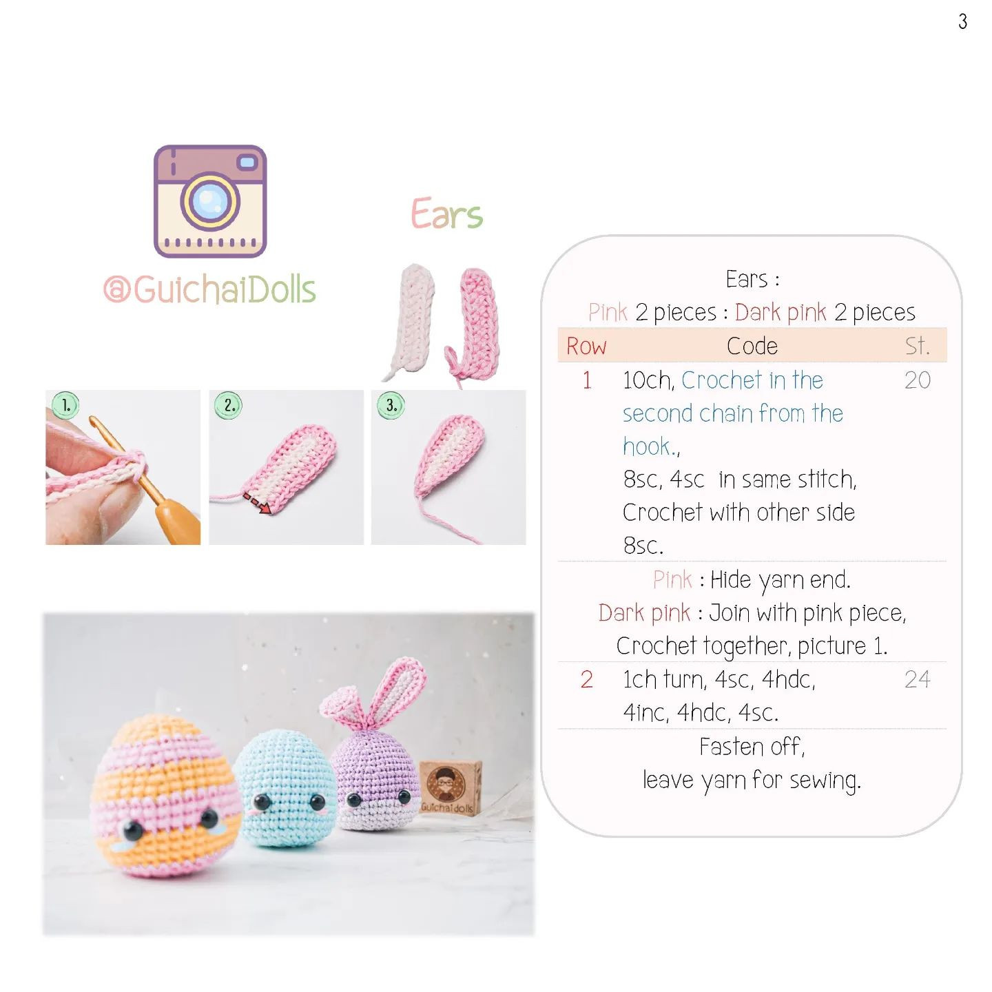 free pattern cute easter