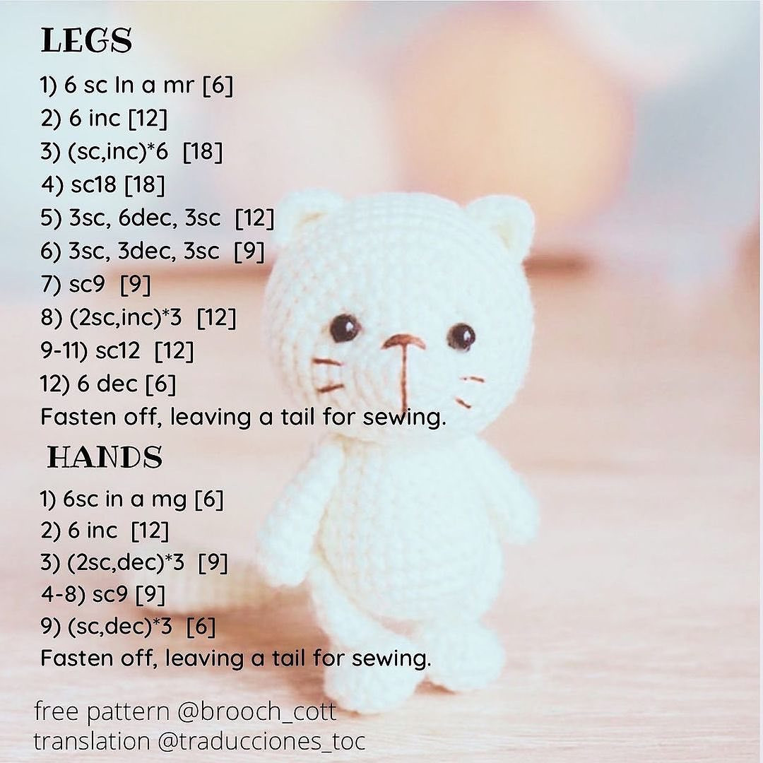 free pattern kitty