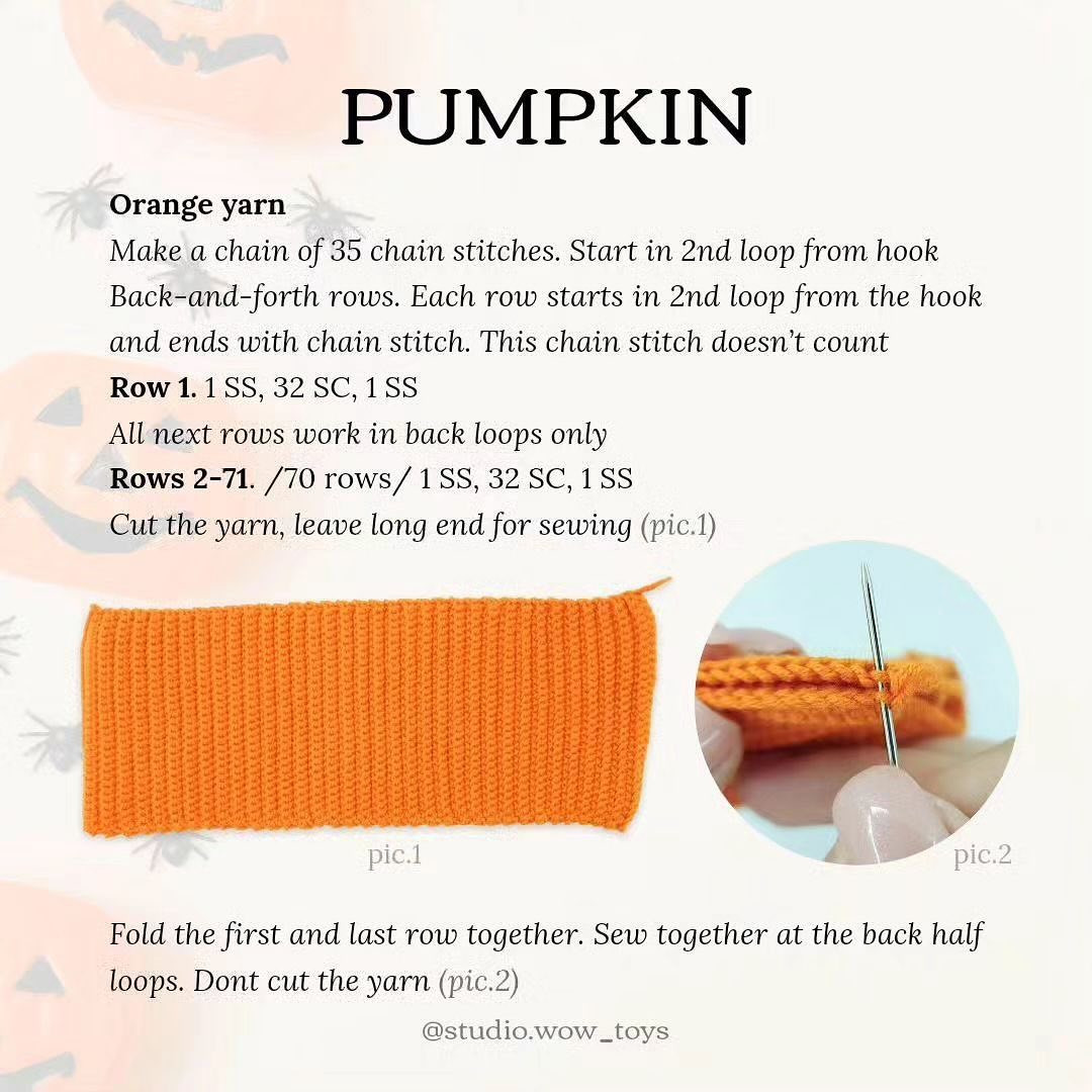 free pattern purrfect pumpkin