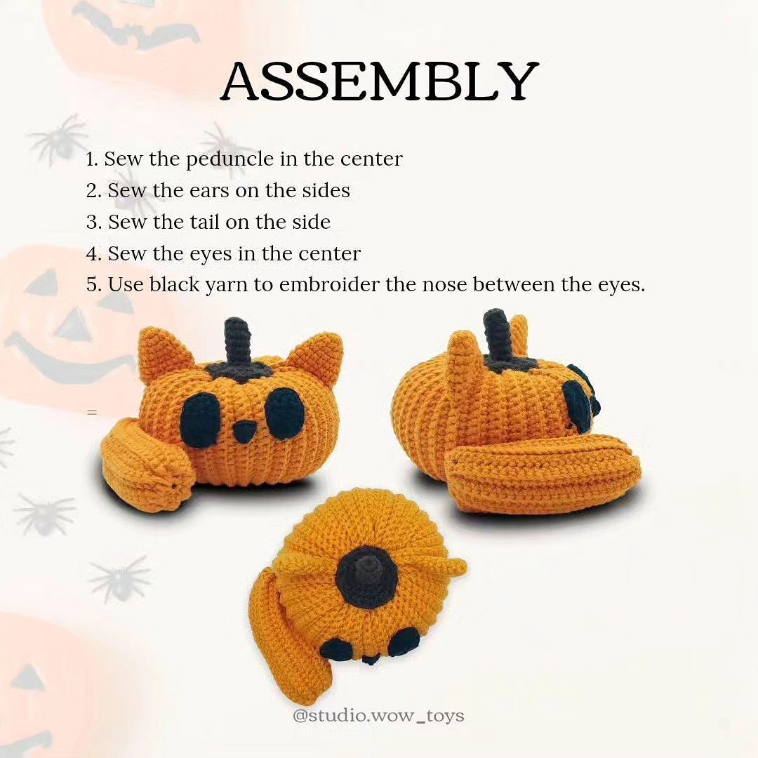 free pattern purrfect pumpkin