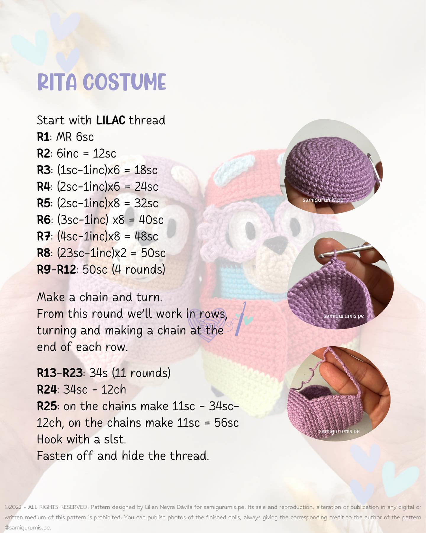 free pattern rita & janet costumes