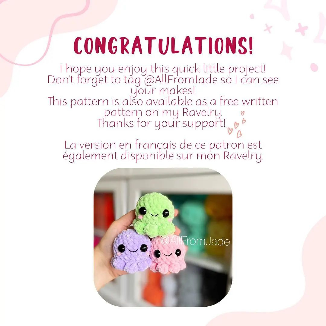 free pattern squishy baby octopus