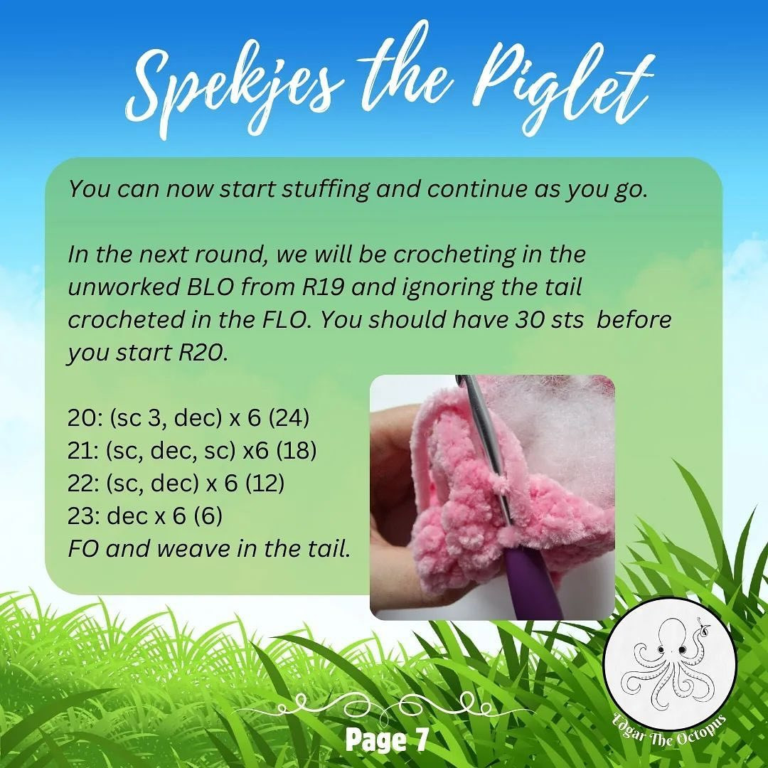 free pattern the piglet