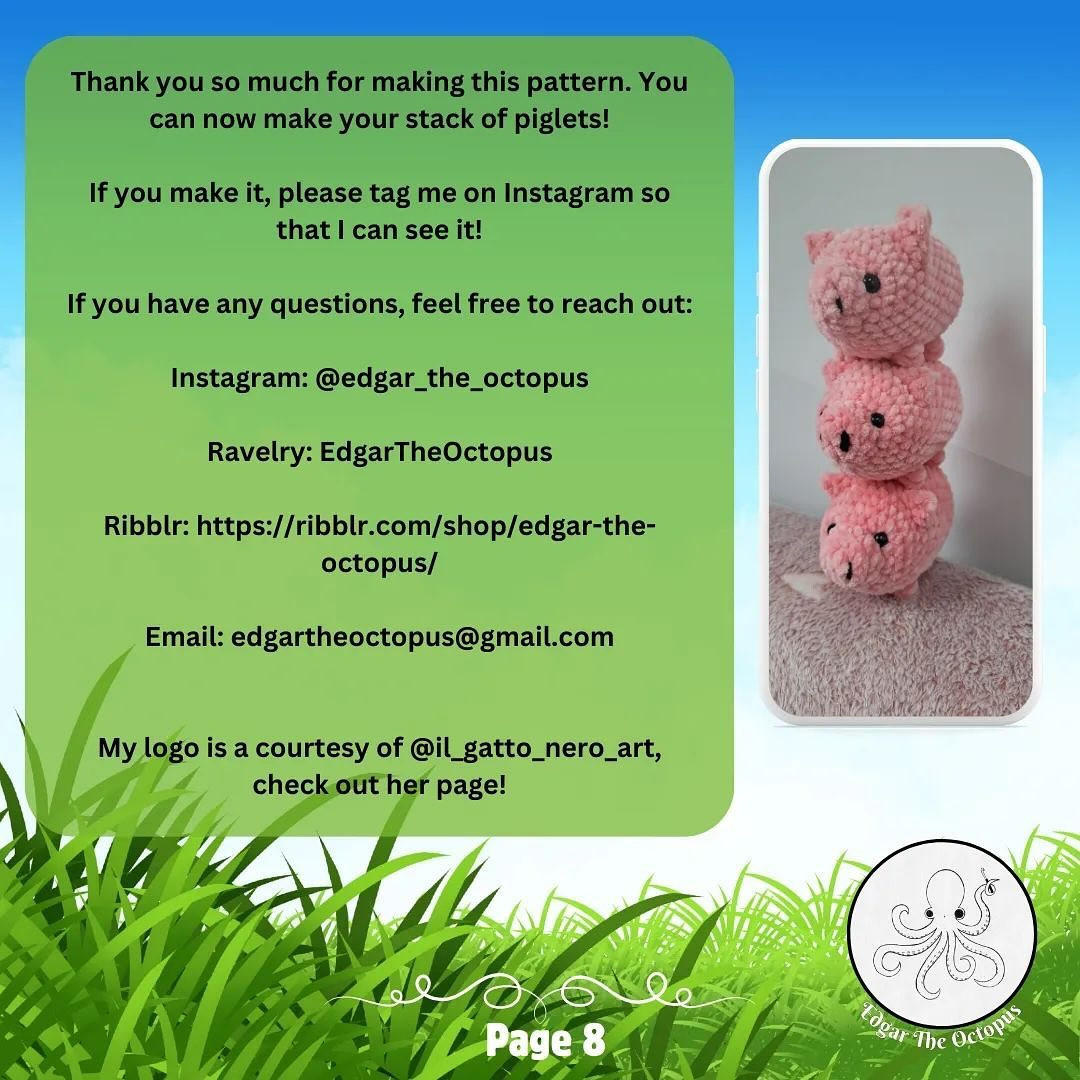 free pattern the piglet