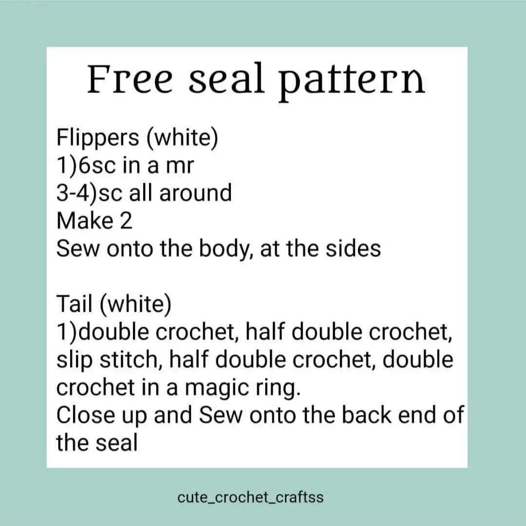 free seal pattern