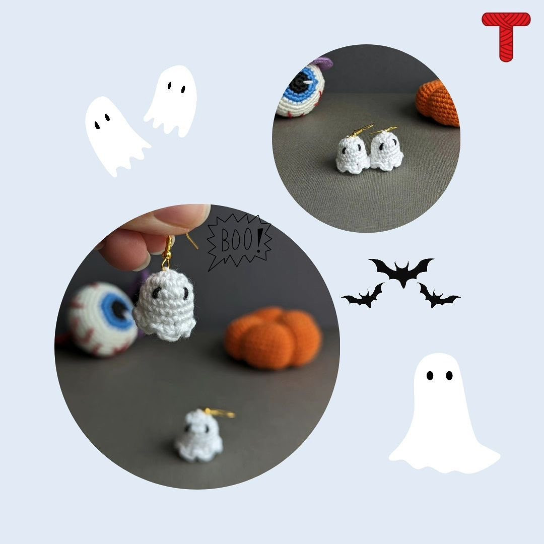 halloween earrings free pattern