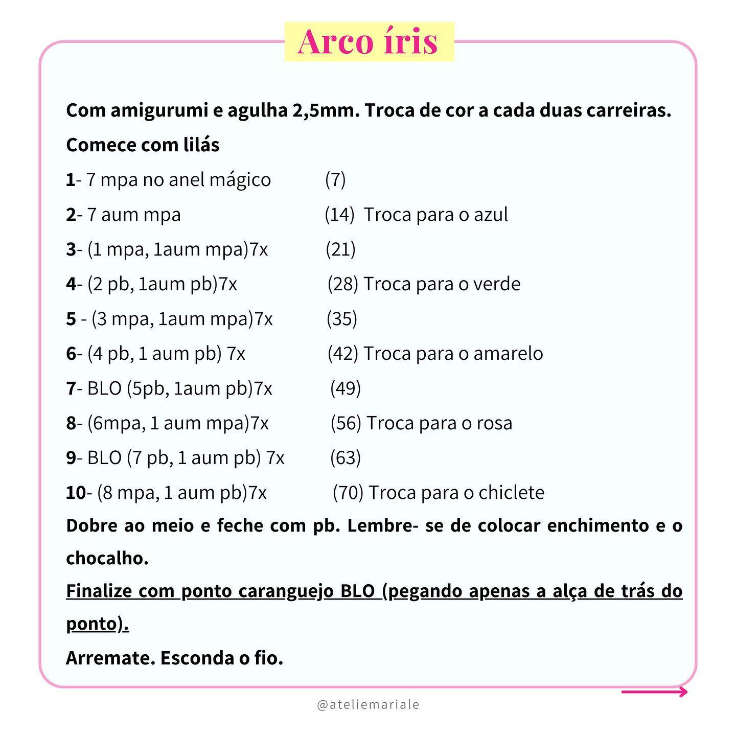 Hello, my friends. Espero que gostem e façam muito.