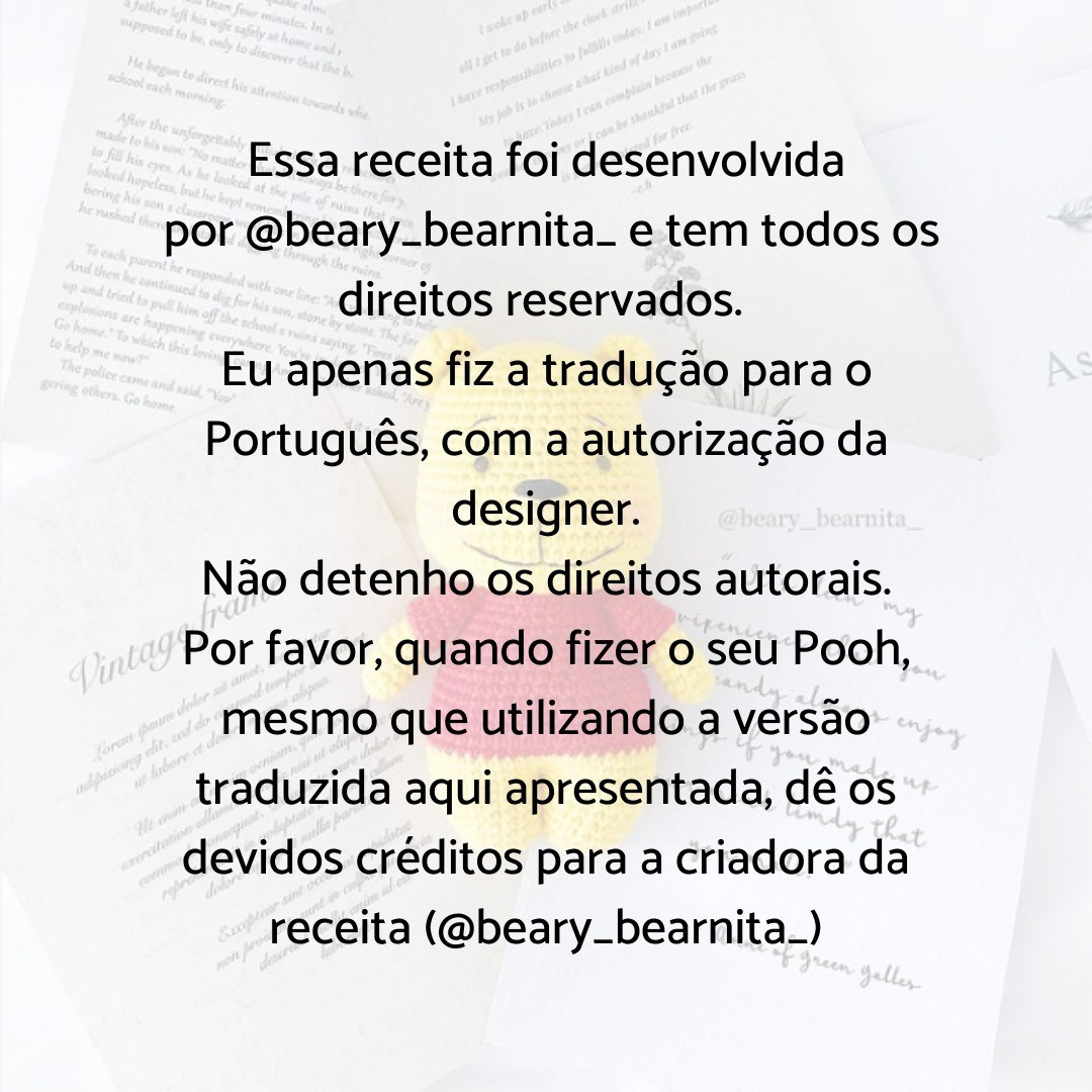 Hoje eu trouxe a tradução dessa receita linda da @beary_bearnita_