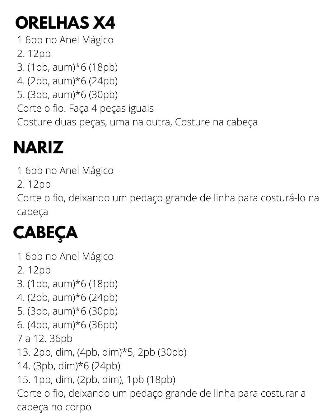 Já viram as outras receitas? Vai lá no feed nos Destaques "Receitas" e Patterns" ❤. Uma mais fofa que a outra ❤