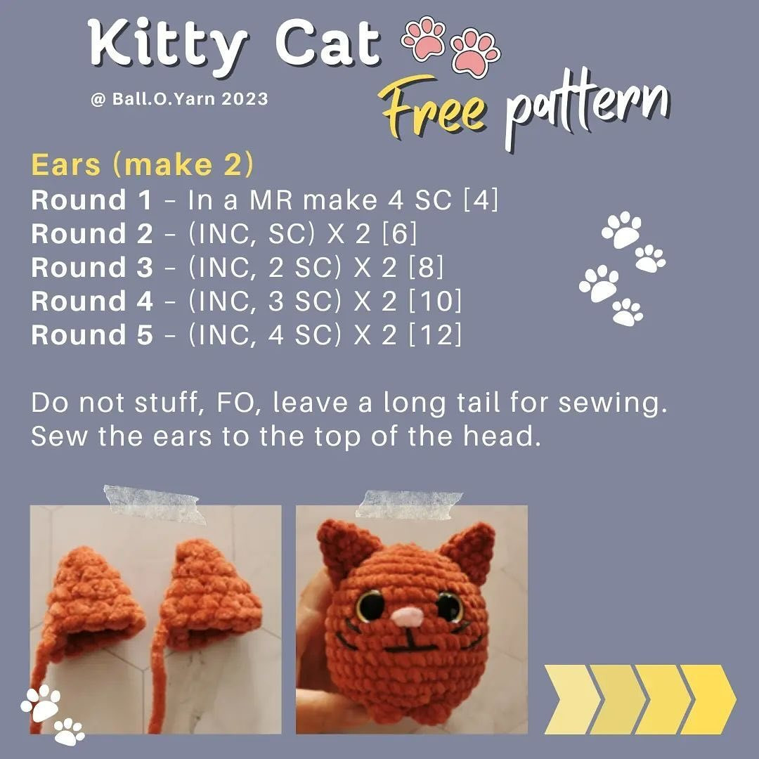 kitty cat free pattern