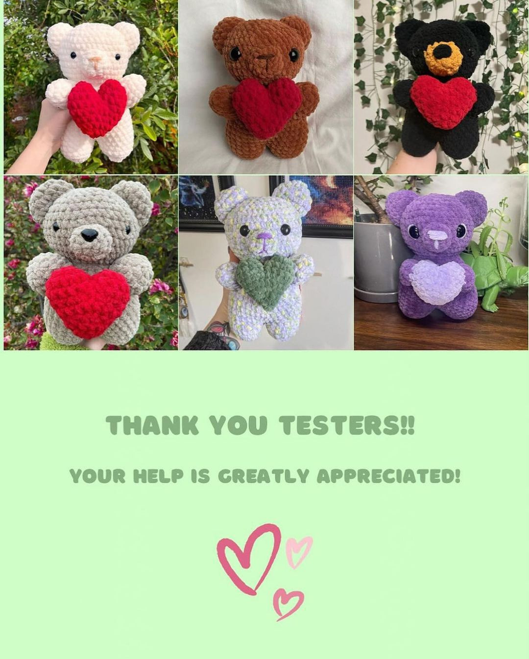 lovey bear pattern