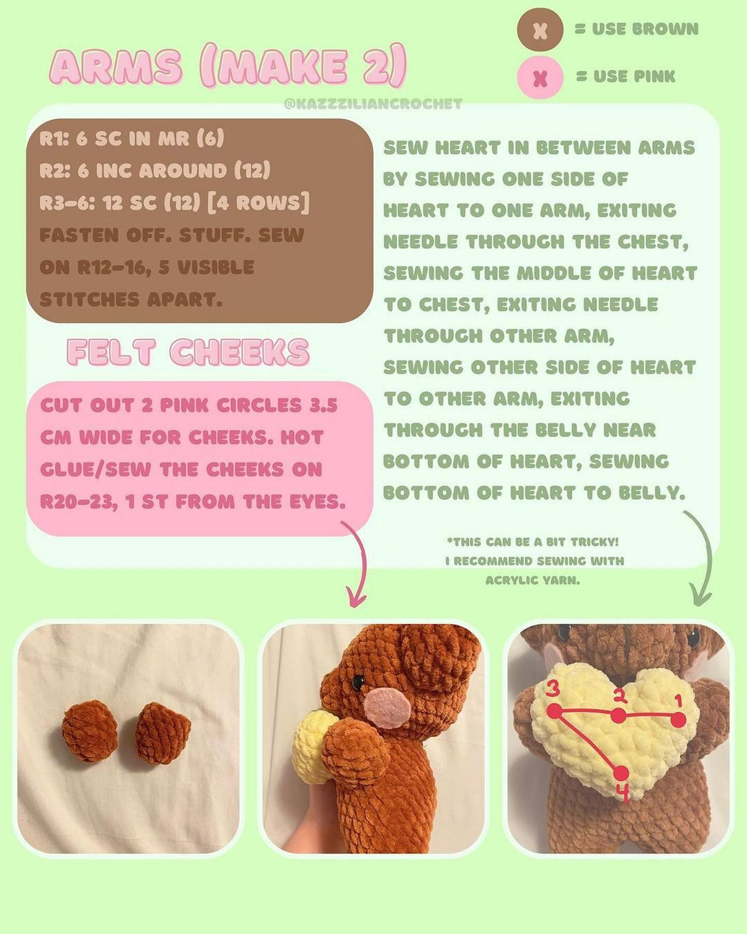 lovey bear pattern