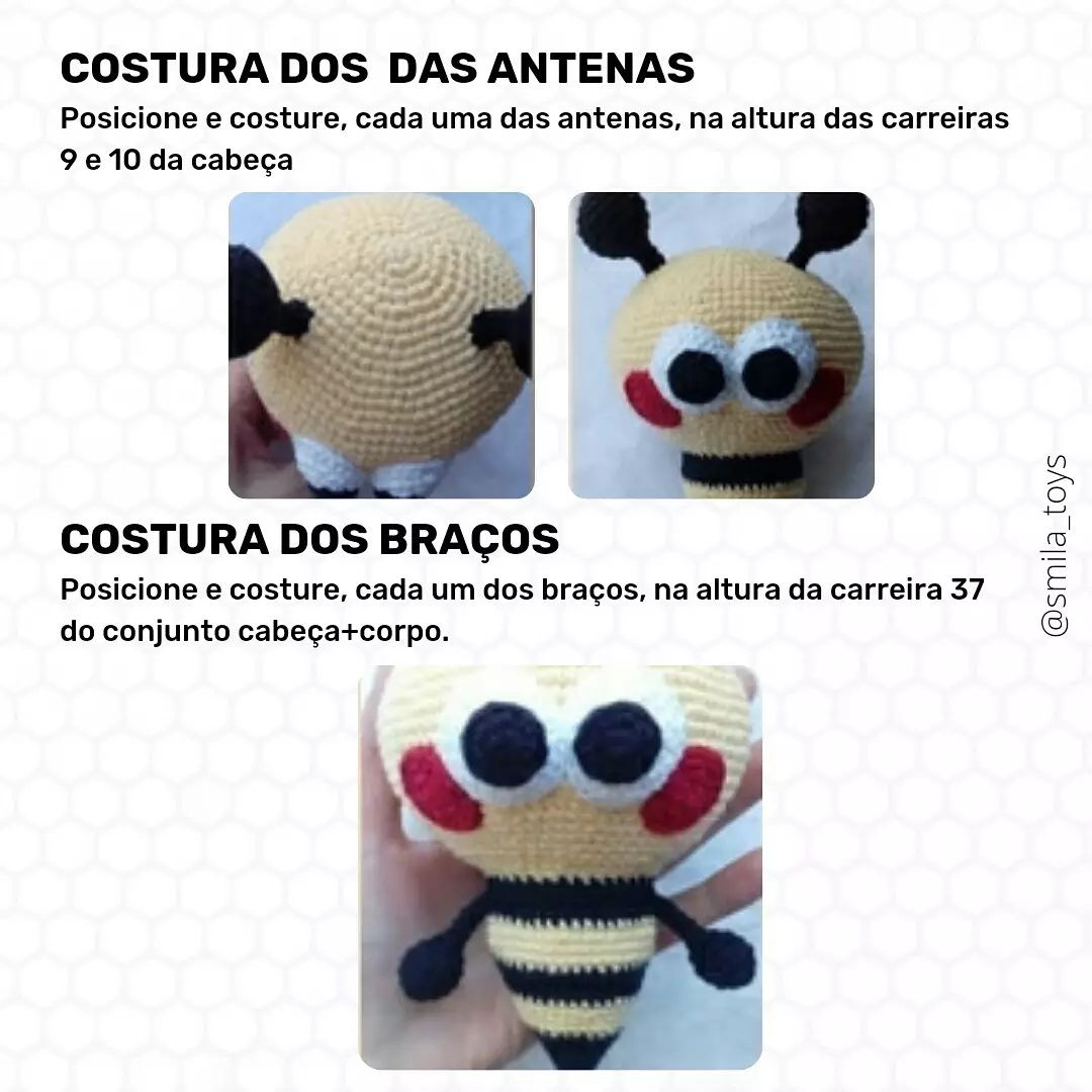 Marque a ela caso faça a sua abelha 🐝.