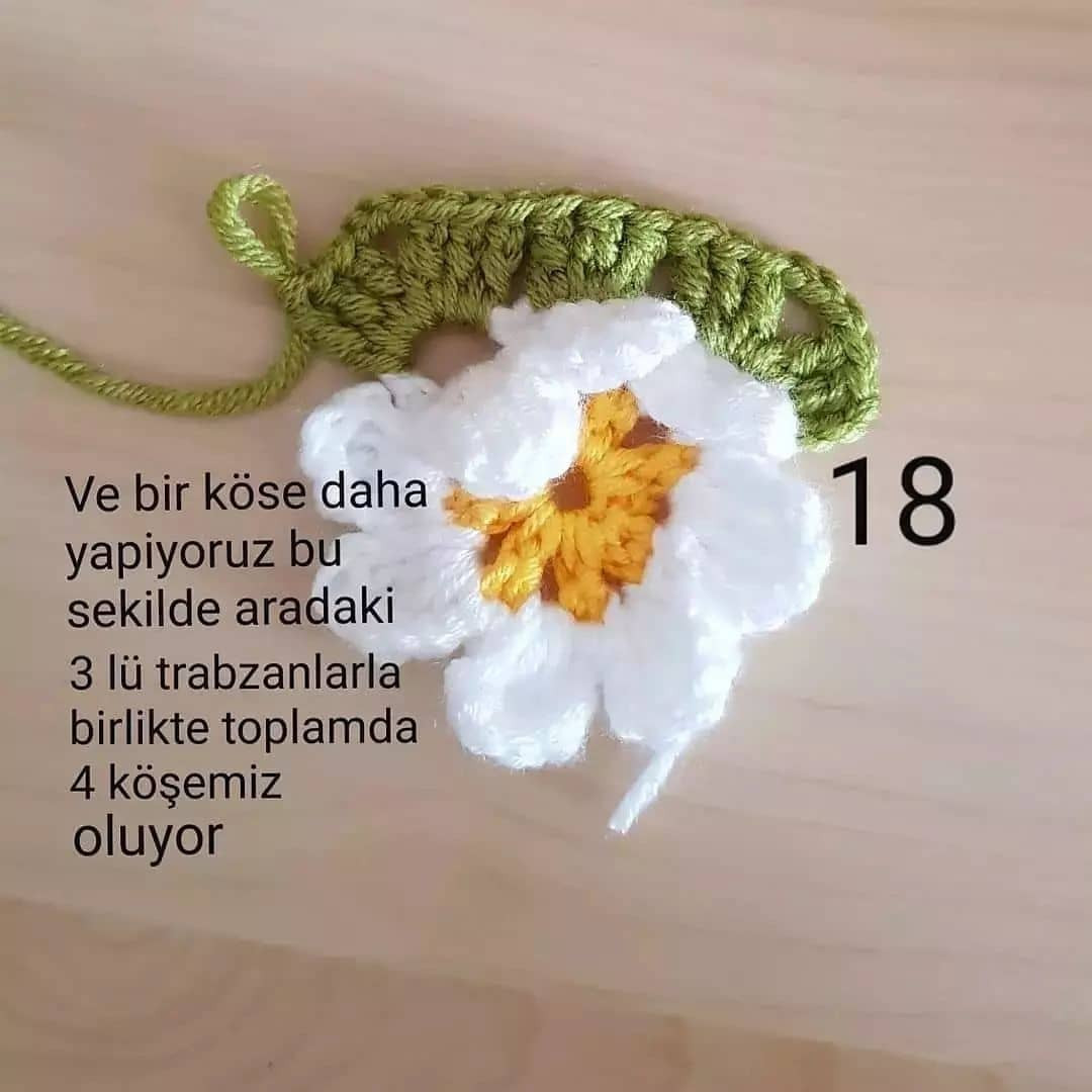 Merhaba benim cok sevdigim kare motifler...