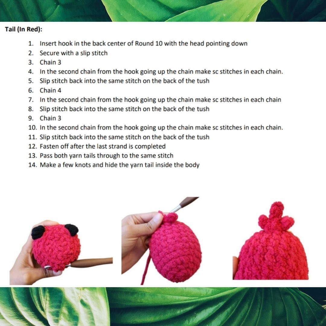 no sew callie the cardinal crochet pattern