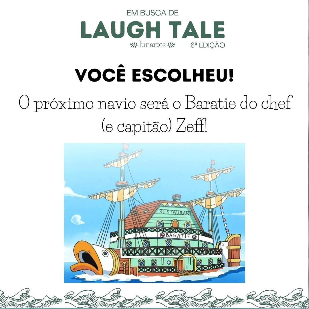 O sexto e-book da coleção Em Busca de Laugh Tale finalmente está disponível 🍰