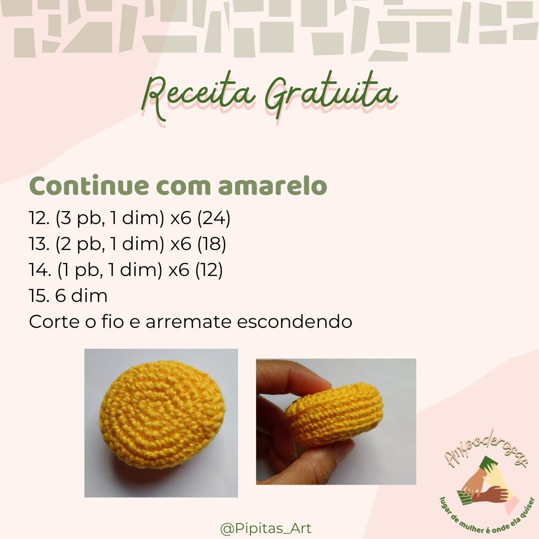 Olá crocheteires! Receita gratuita no ar!