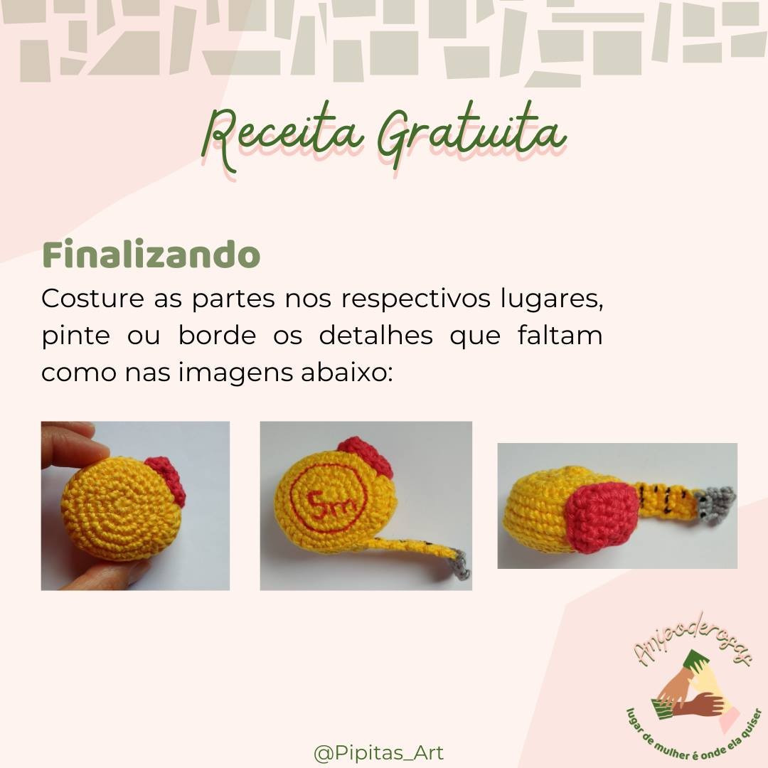 Olá crocheteires! Receita gratuita no ar!