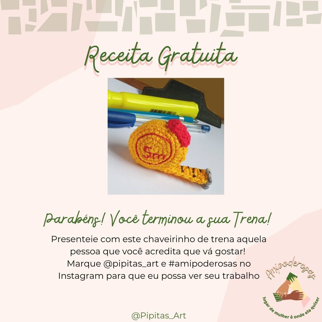 Olá crocheteires! Receita gratuita no ar!