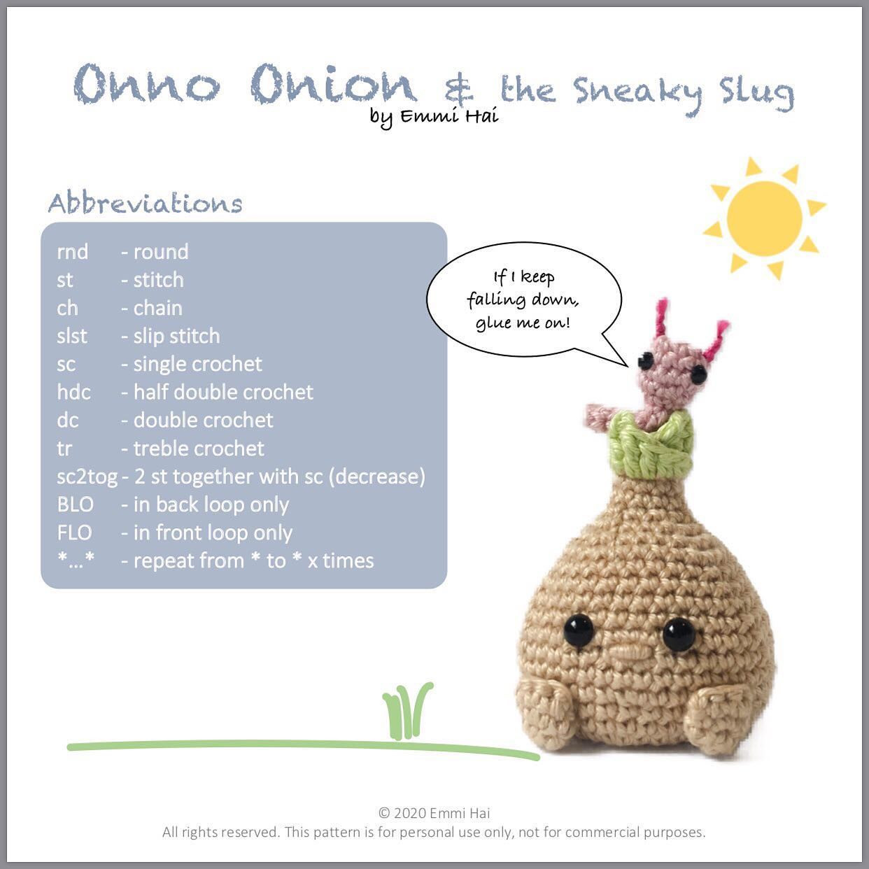 onno onion the sneaky slug