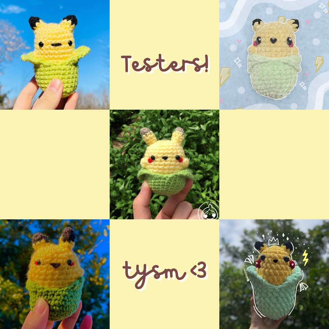 Pikacorn crochet pattern pikachu as a corn