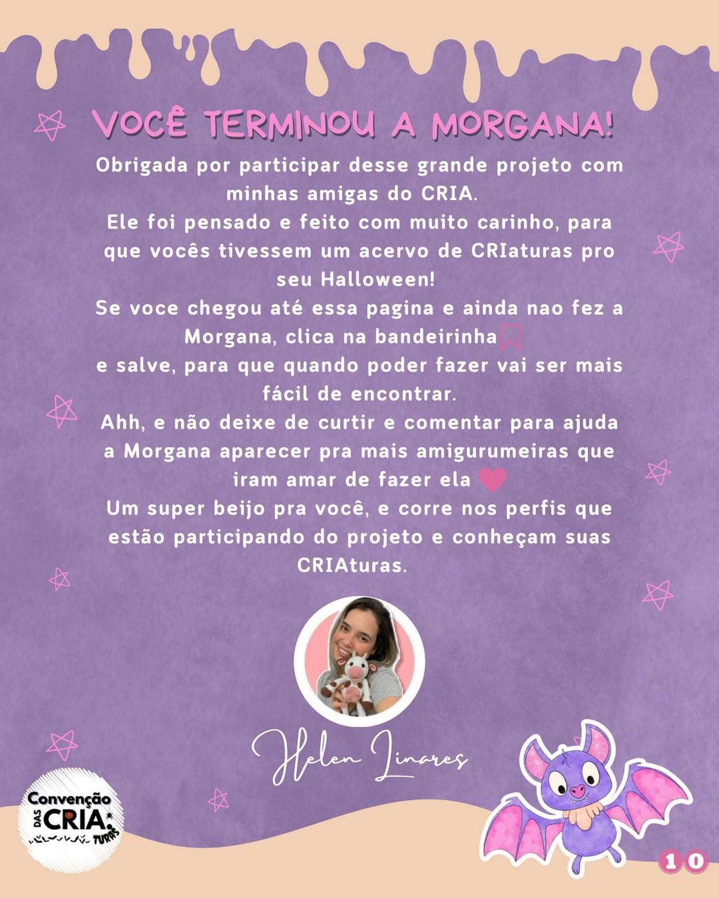 Por favor marque e siga o perfil do autor ao publicar seu trabalho !!🤗 amigurumireceita