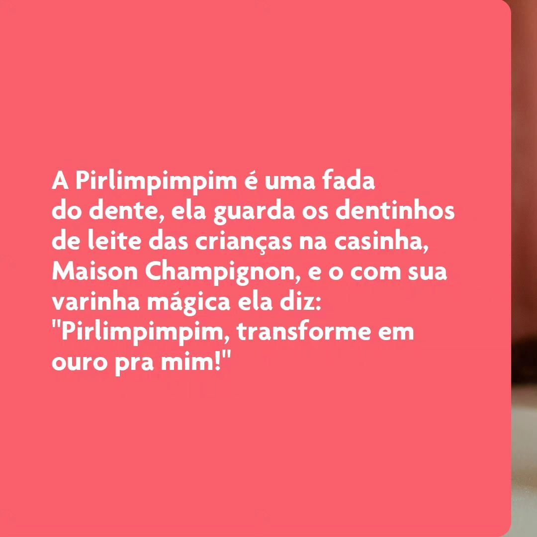 Pré-venda da #Fada mais bela do mundo encantado!
Essa é a Pirlimpimpim ✨, uma fada do dente muito encantadora e cheia de detalhes que arrebatam os corações por onde ela passa.