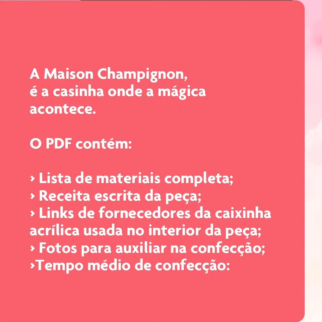 Pré-venda da #Fada mais bela do mundo encantado!
Essa é a Pirlimpimpim ✨, uma fada do dente muito encantadora e cheia de detalhes que arrebatam os corações por onde ela passa.