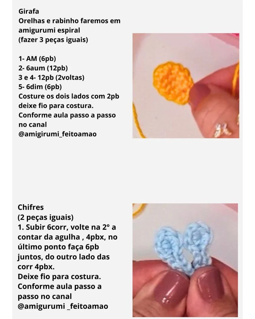 *RECEITA FREE*
GIRAFINHA DIVERTIDA GIGI DE AMIGURUMI _ 20cm
PADRÃO DA ARTESÃ MARI TREVISAN