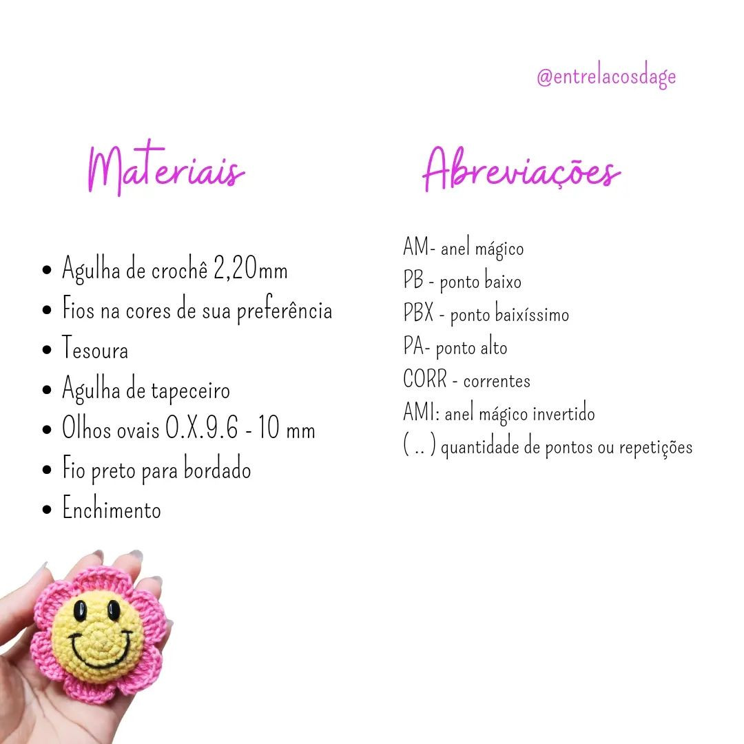 RECEITA GRÁTIS 🌸🙂
Flor smile indie
Espero que gostem e façam bastante.
Ela é super rápida e gostosa de fazer.