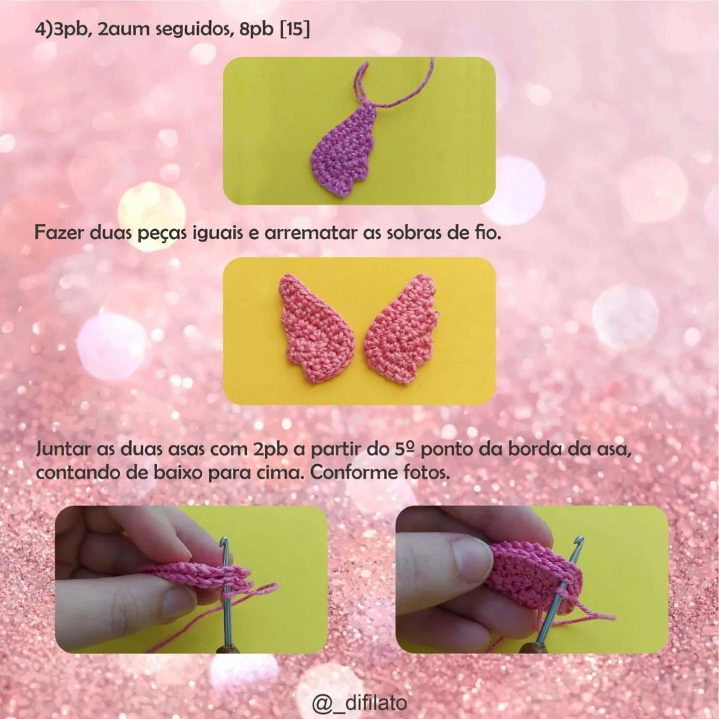 Receita gratuita @_difilato 🌻
.
Por favor marque e siga o perfil do autor ao publicar seu trabalho 🤗