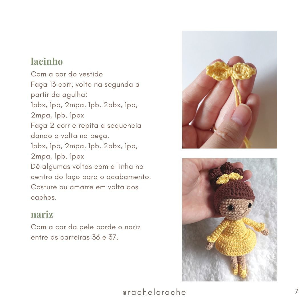 Receita Gratuita - Bonequinha Sophia 💕