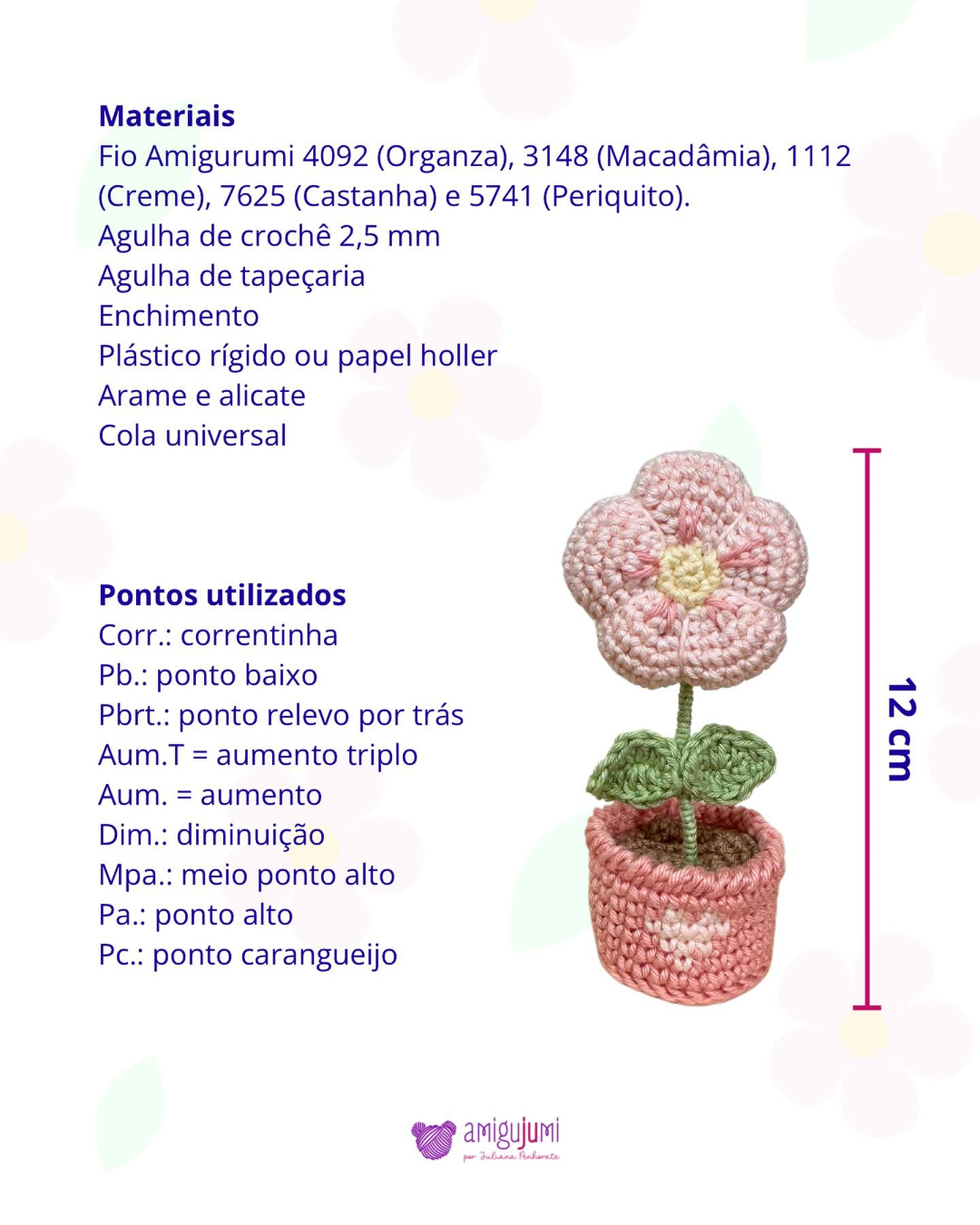 [RECEITA GRATUITA] Fiz esse vasinho com flor ontem na Live no Facebook da @circuloprodutos já pensando no Dia Internacional da Mulher que é dia 08 de março!