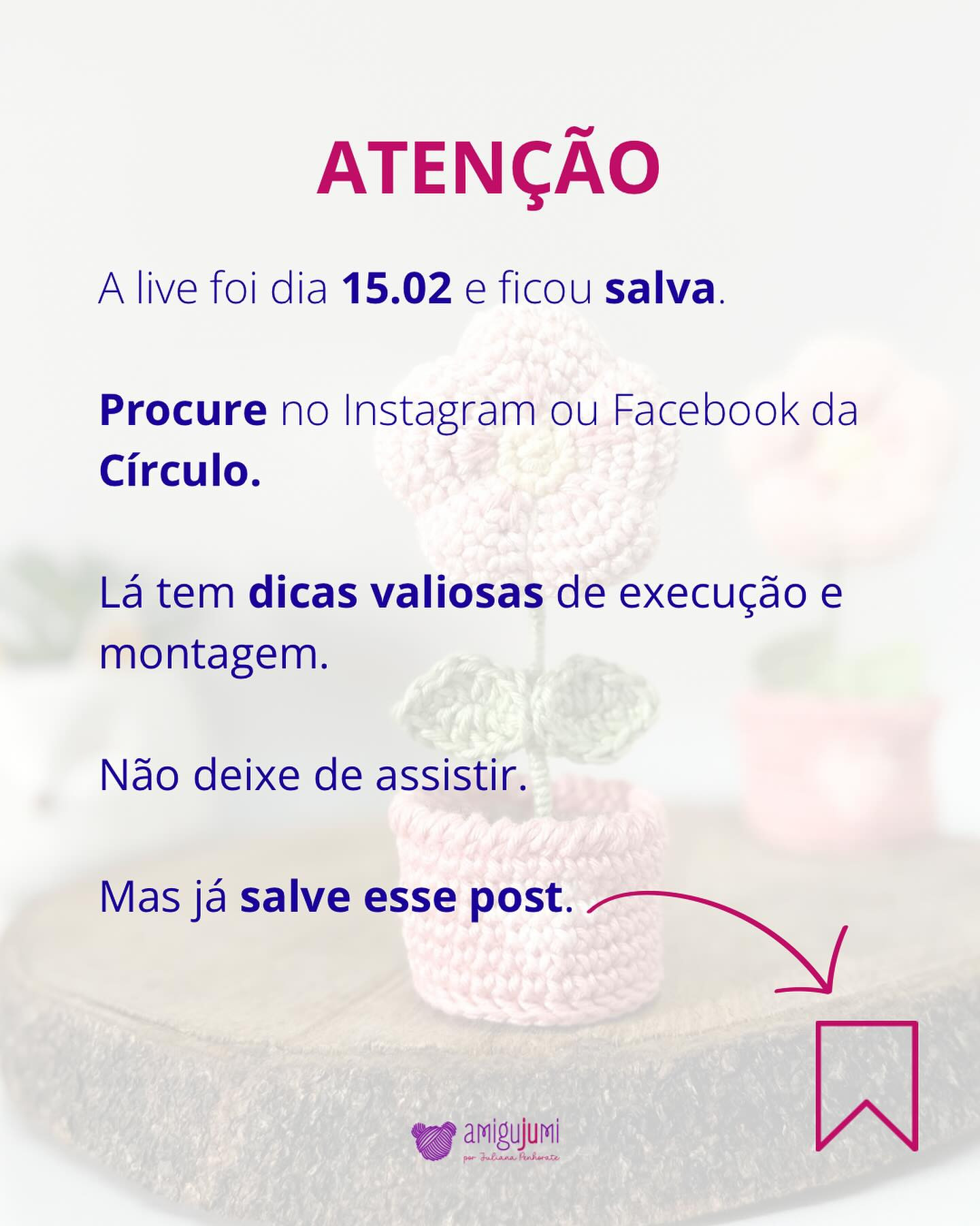 [RECEITA GRATUITA] Fiz esse vasinho com flor ontem na Live no Facebook da @circuloprodutos já pensando no Dia Internacional da Mulher que é dia 08 de março!