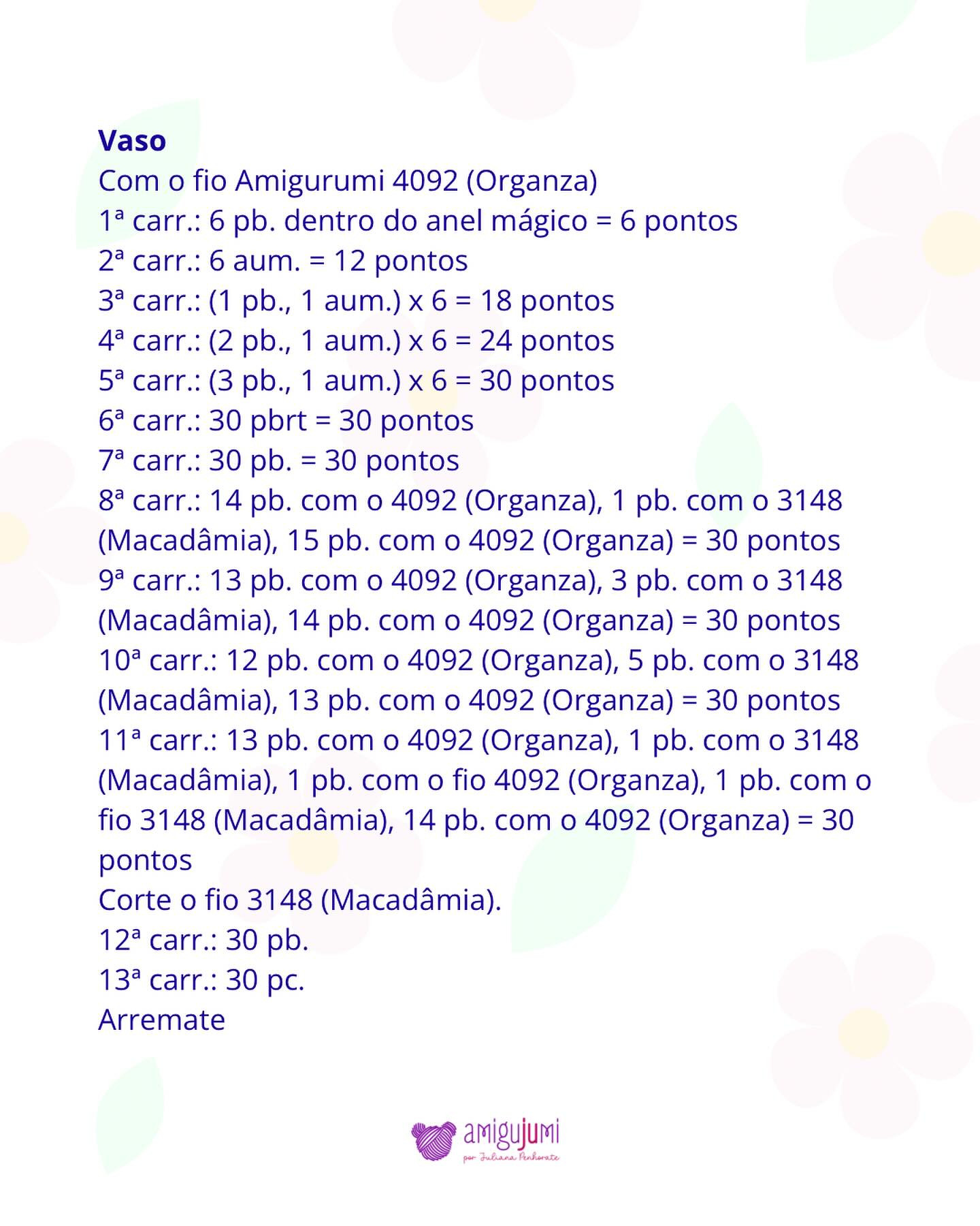 [RECEITA GRATUITA] Fiz esse vasinho com flor ontem na Live no Facebook da @circuloprodutos já pensando no Dia Internacional da Mulher que é dia 08 de março!