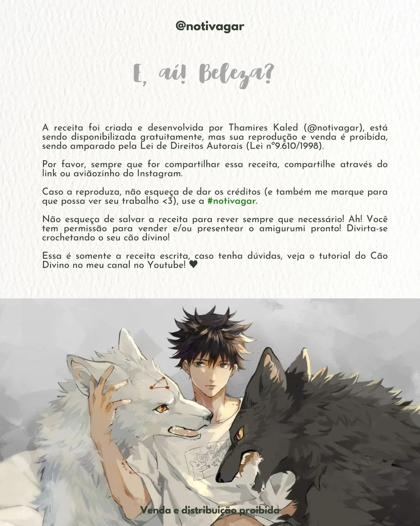 Receita Gratuita Gyokuken - Cão Divino 🐺🖤