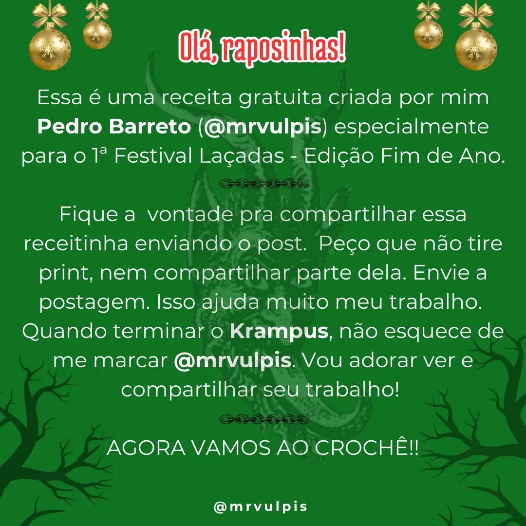 🎄 RECEITA GRATUITA - KRAMPUS 🎄