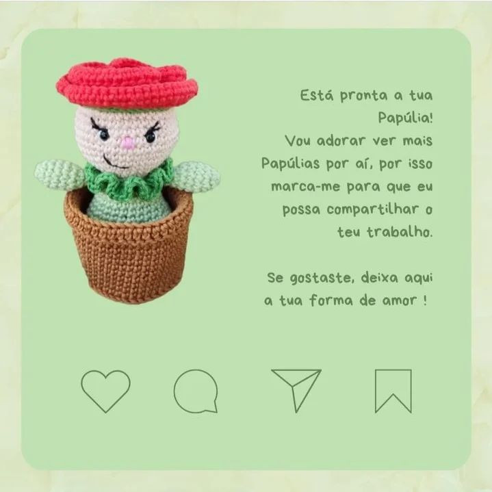 Receita Gratuita ❤️
Linda! 🥰
Por @catitanita.amigurumis
Por favor!