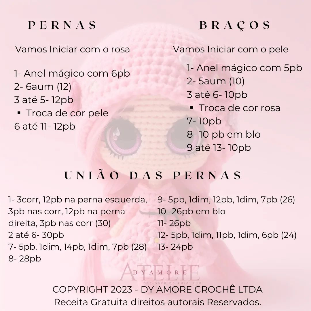 RECEITA GRATUITA nossa boneca IA